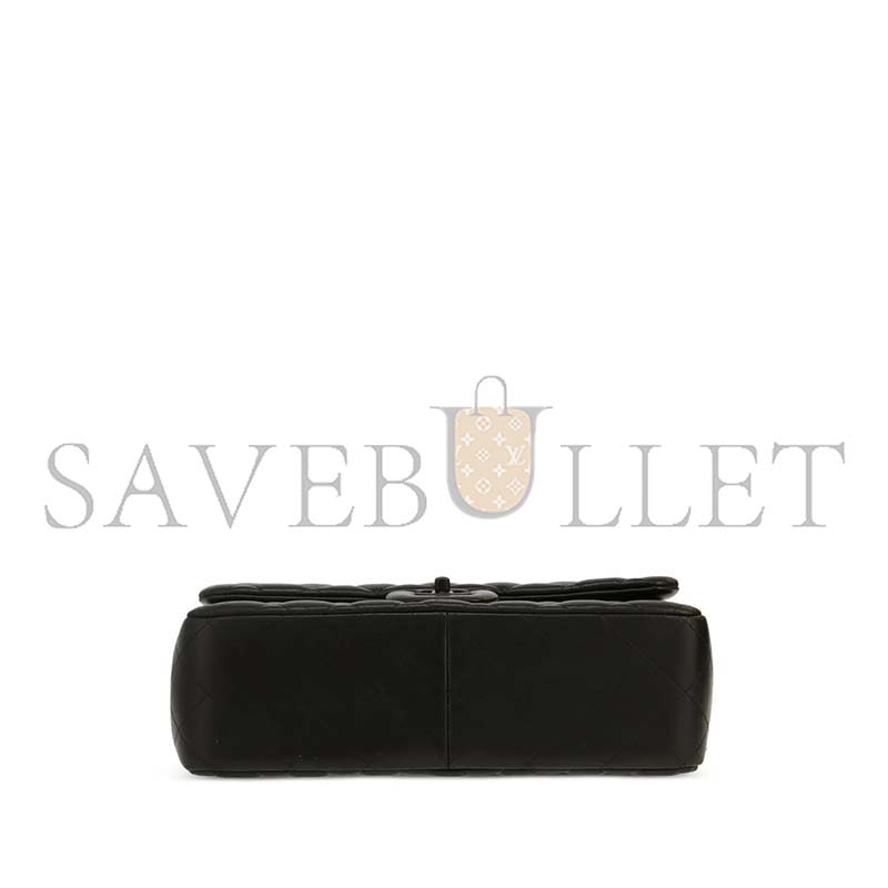 CHANEL SO BLACK JUMBO CLASSIC FLAP BAG  (30*19.5*10cm)